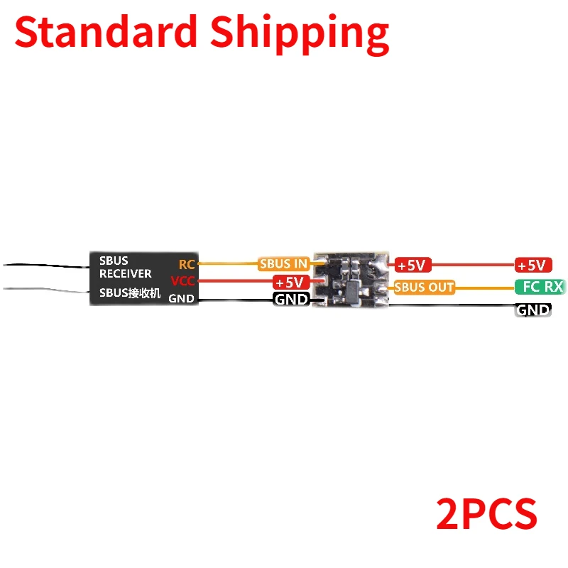 

2PCS SBUS Inverter Saves Flight Controller SBUS Pad From Falling for F405 F411 DIY Parts