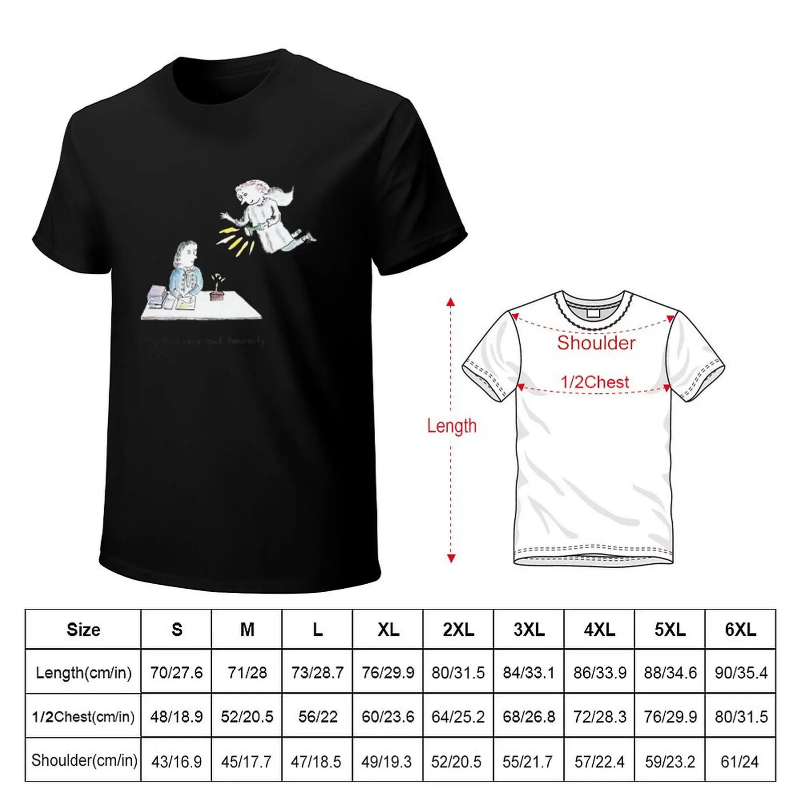 Earthly Knowledge and Heavenly Light T-Shirt Casual All Match Tee Shirt for Men