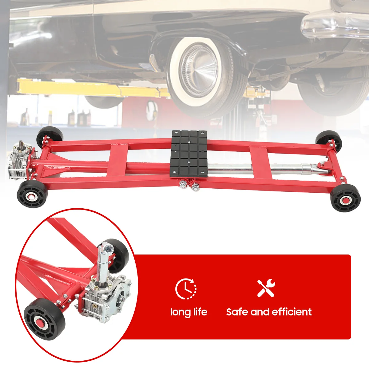 MR9073 Portable Turbine Hoist Mini Car Lift 2.5 Ton/5500 lbs Capacity Lifting Tool for Auto Repair Shop, Garage Repair And Lifting