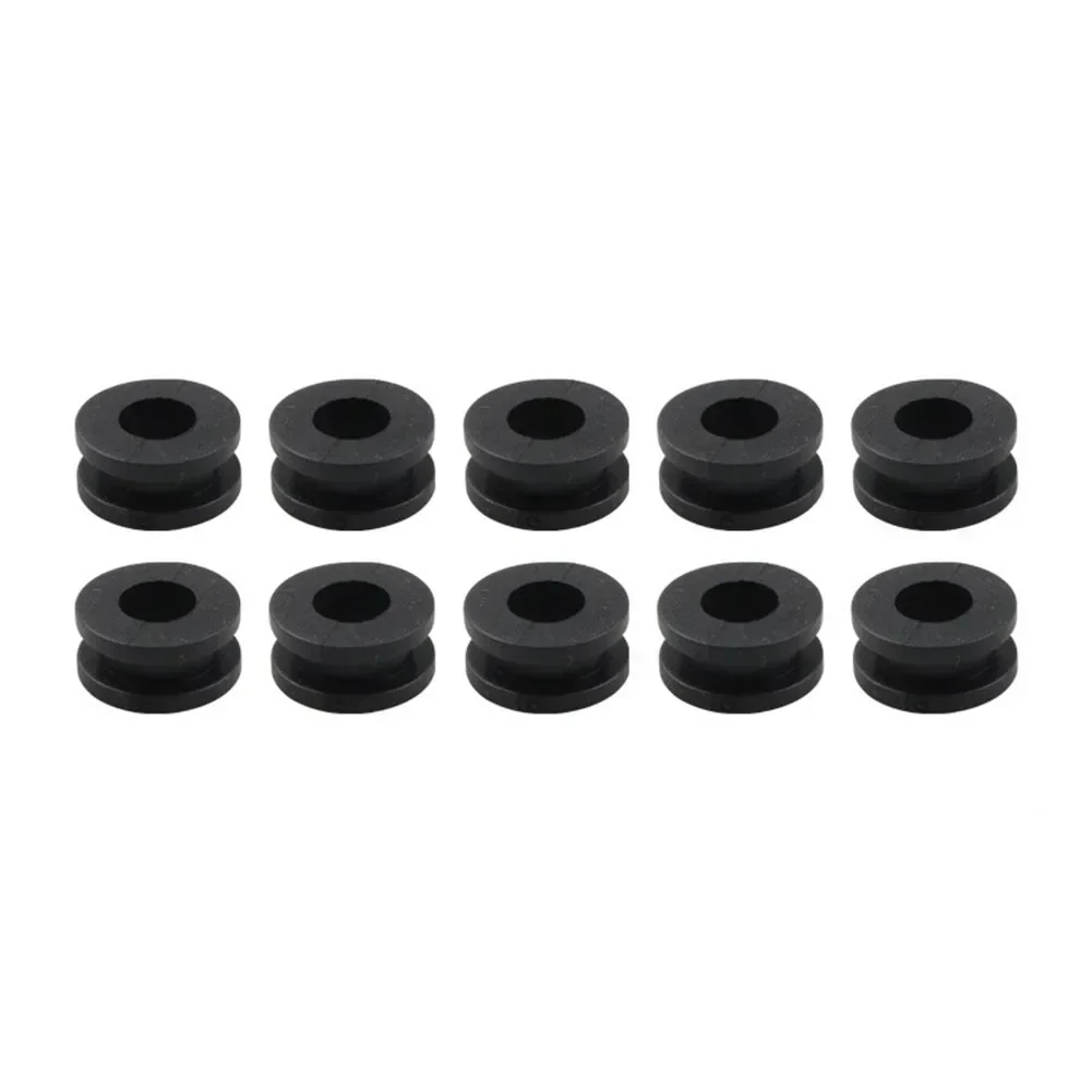 10pcs/Set M6 Motorcycle Side Cover Rubber Grommets Gasket Fairings For Honda 18.5x9mm Motorcycle Accessories