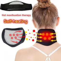 Massager Neck Relaxation Warmer Cervical Disc Therapy Self-heating Pad Neck Care Collar Neck Support Magnetic Neckband