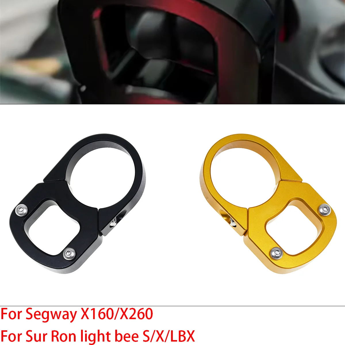 Motorcycle CNC Speedometer Relocation Bracket Digital Display Instrument Mount Support For SurRon Light Bee S X LBX Segway X160