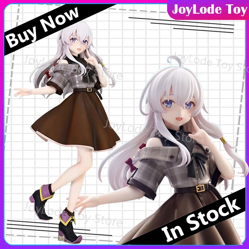 

В наличии FuRyu Wandering Witch The Journey of Elaina Аниме Фигурки Элейна Фигурка Коричневое Платье Орнамент Коллекция Модель Игрушка Подарок