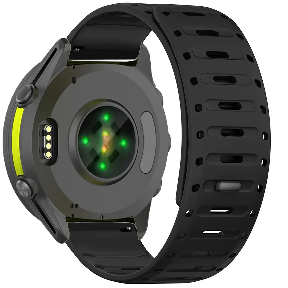 22 مللي متر سيليكون حزام لساعة هواوي 5/4/3 GT5-4-3-2 46 مللي متر سوار مغناطيسي Amazfit Bip 5-6/التوازن 2/Garmin Forerunner 976 965