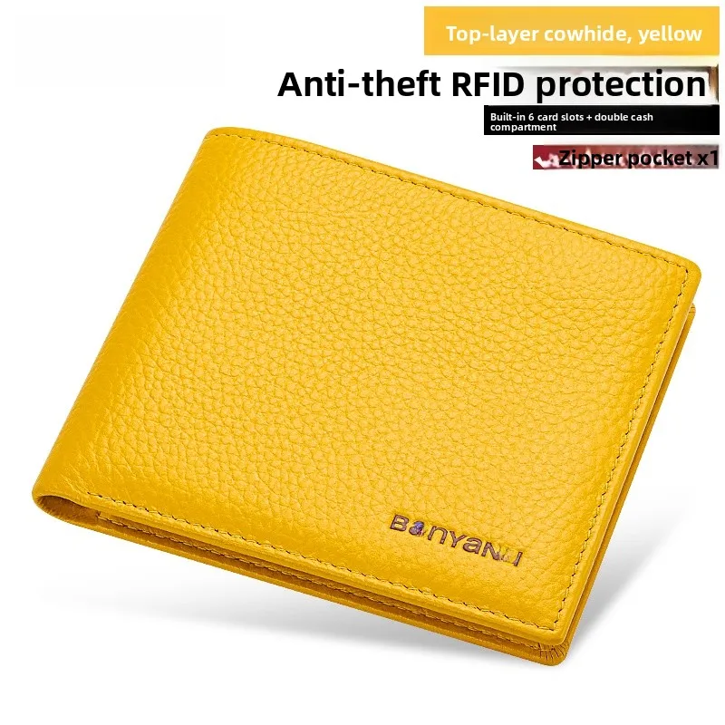 compact-genuine-leather-short-wallet-for-men-and-women-vintage-style-inner-zipper-pocket-youth-fashion-chinese-brand-bananu