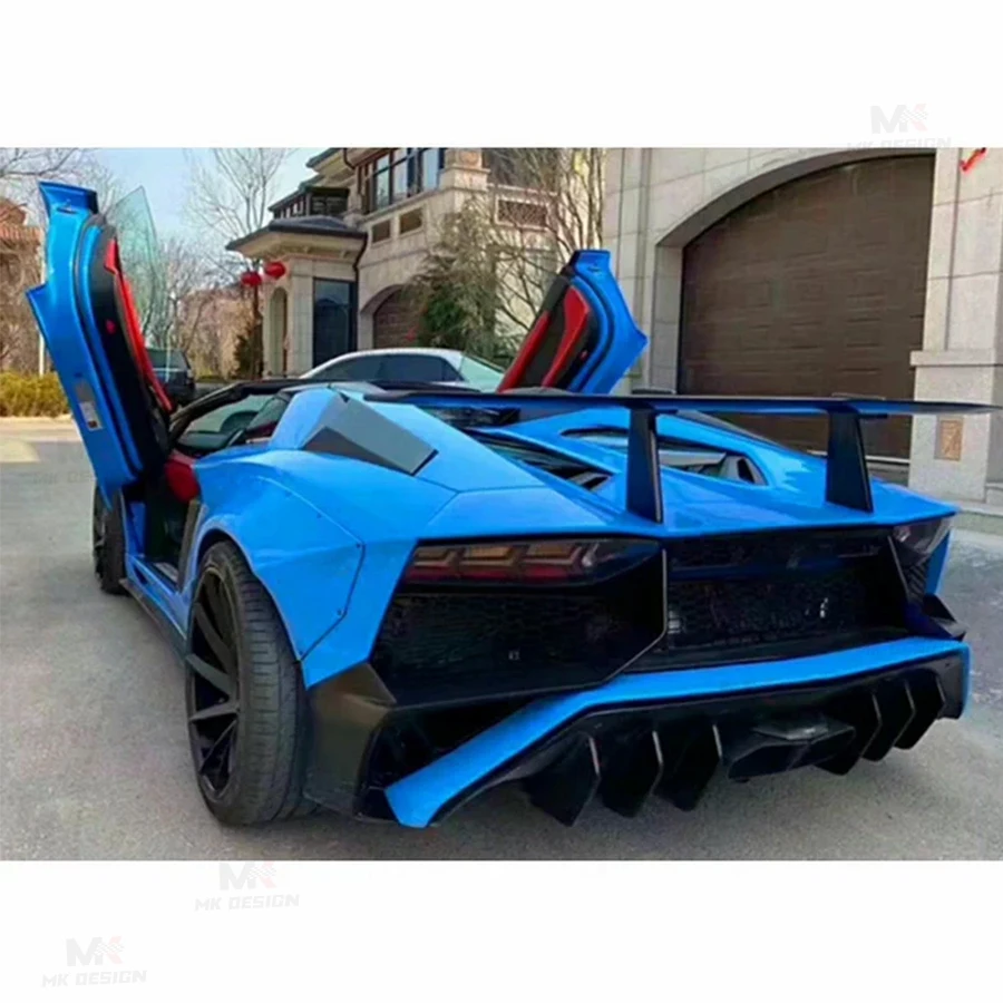 Carbon Fiber SV Style Rear Wing for Lamborghini Aventador LP700 LP750 Carbon Rear Trunk Spoiler Wing Car Accessories