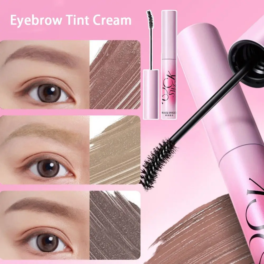 Enhancer Wasserdichte Augenbrauen-Tönungscreme, schnell trocknend, glatt, flauschig, Augenbrauen-Mascara-Creme, langanhaltendes Augenbrauen-Färbemittel-Make-up