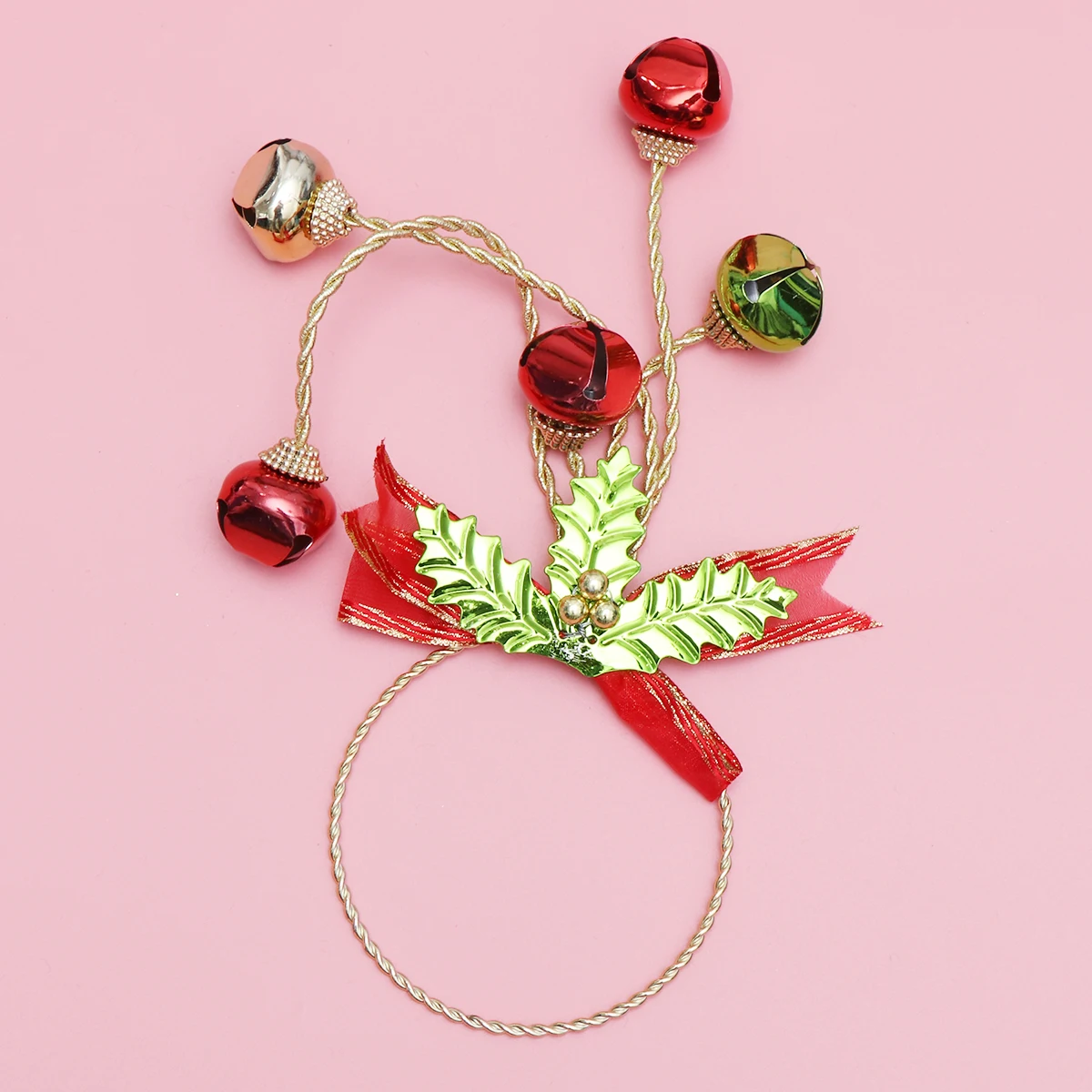 

Christmas Bell Pendant Hanging Ornaments Metal Bells Small Decor Jingle Rustic Outdoor Decorations Hangers Tree