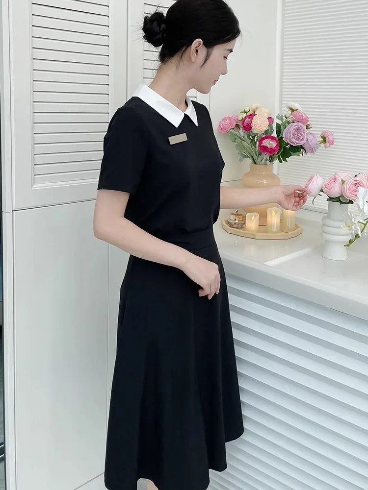 

Корейский комплект для ухода за кожей лица Sle Beau Salon для женщин, униформа для персонала салона красоты, высококачественный костюм для администратора