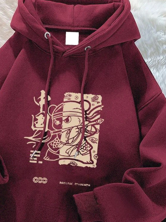 

Large Size Hoodie Sweatirt Printed Fce Lined ex Autumn Winter Casual Comfortable Breathable Anti-Wrinkle Sweatirt