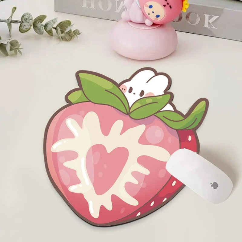 

Creative cute animal fruit printed mouse pad personalized office high appearance level mat portable anti-slip desktop decoration