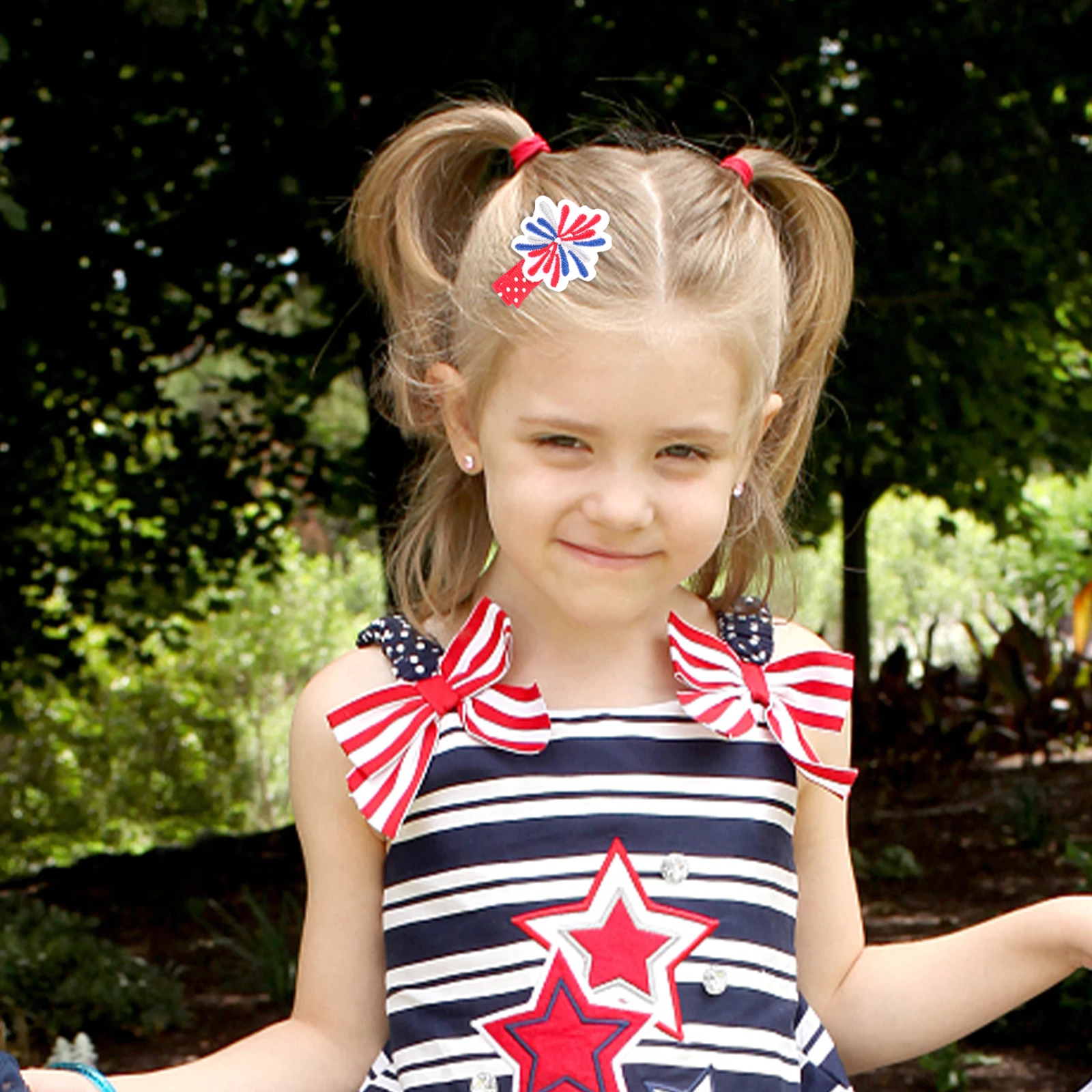 

4 Pcs Hair Clips Kids Party Decorations Little Girls Accessories for Mini Child