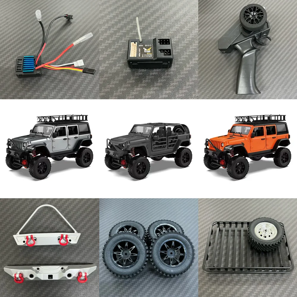 

MN Model MN128 Modification Parts 1:12 RC Full Proportion Off-Road Climbing Vehicle Metal Modification Parts RC Car Model Gift