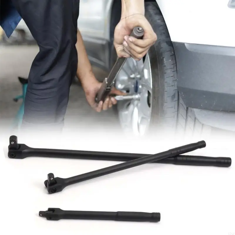 57QF Multifunctional F Steering Handle Torque Wrench Set 3 Piece Includes 1/4" 3/8" 1/2" Size for Automotive and Home Repair