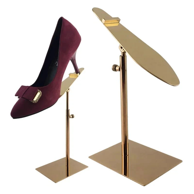 custom.Retail Foldable Shoe Rack Storage Organizer Single Pair Shoe Lifting Bracket Rack Shoes Stand Rack Shops