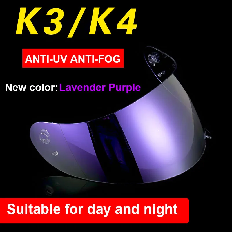 

For AGV K3 K4 Motorcycle Helmet Visor Original Full Face Casco UV Sunscreen Protection Lens Shield Moto Tools Windshield Spoiler