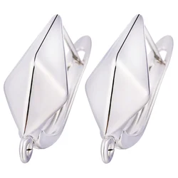 Juya-Attaches de base faites à la main pour femmes, fil d'oreille, fixations brillantes, crochets de boucle d'oreille, accessoires de bricolage, boucle d'oreille de direction, 2 pièces, 4 pièces, lot