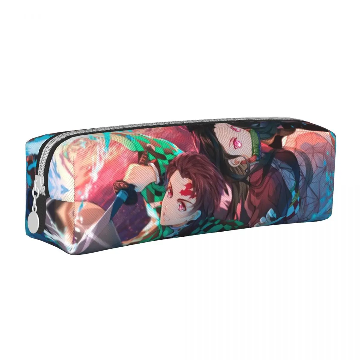 Kimetsu No Yaiba Demon Slayer Pencil Cases Kamado Nezuko Pencilcases Pen for Girl Boy Large Storage Bags Office Gift Stationery