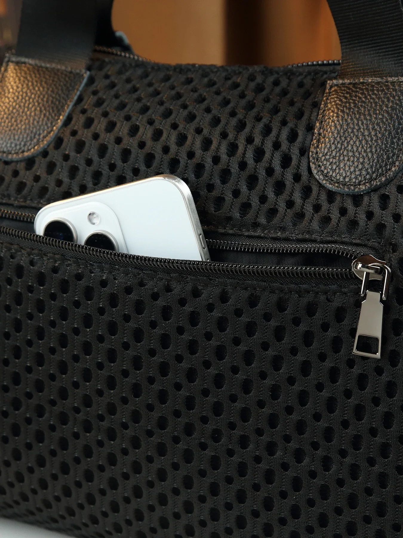 أزياء السفر الترفيهي نموذج شبكة سعة كبيرة وسادة محمولة حقيبة برشام الديكور حقيبة ركاب كبيرة