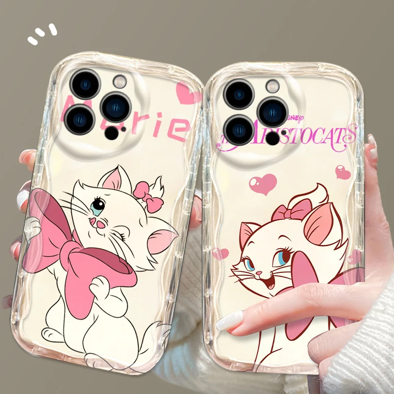 The Aristocats Cute For Apple iPhone 15 14 13 12 11 XS XR X Pro Max Plus Wave Oil TPU Phone Case