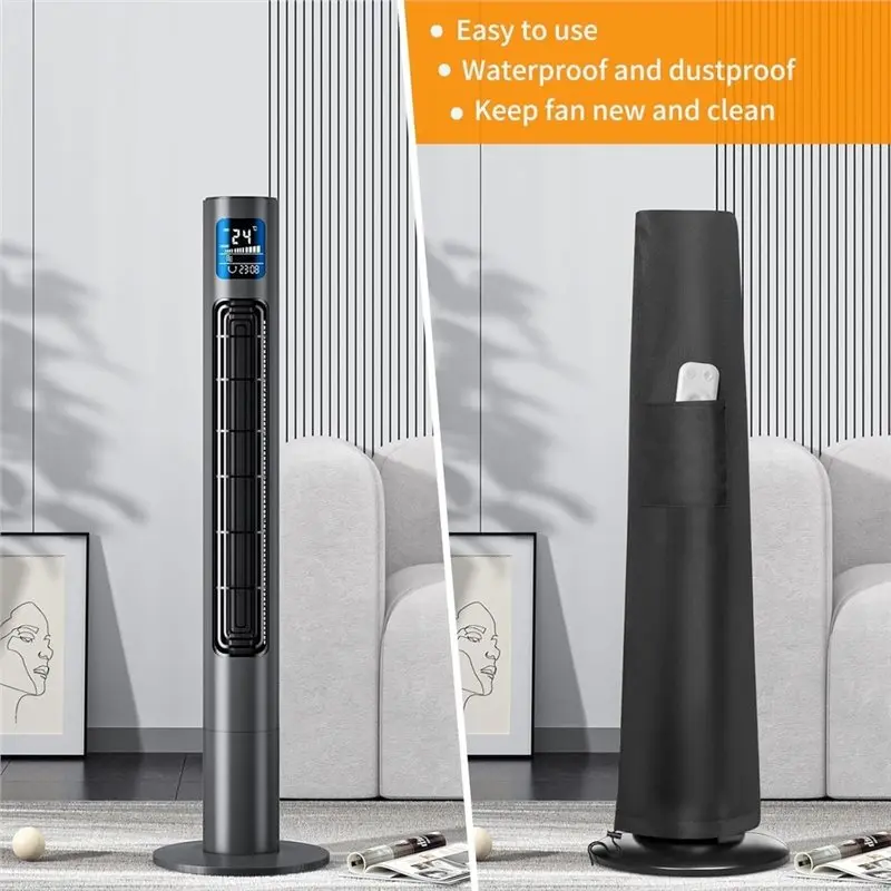 GIGI Tower Fan Cover Home Tower Fan Cover Bedroom Tower Fan Cover Cover For Oscillating Pedestal Fan