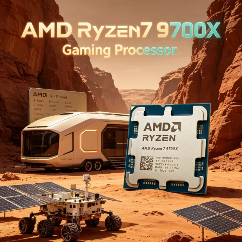AMD Ryzen 7 9700X 8-Core 16-Thread L3=32M 4NM Up to 5.5GHz 3.8GHz 65W without fan Socket AM5 DDR5 PCIe 5.0 CPU for Desktop PC