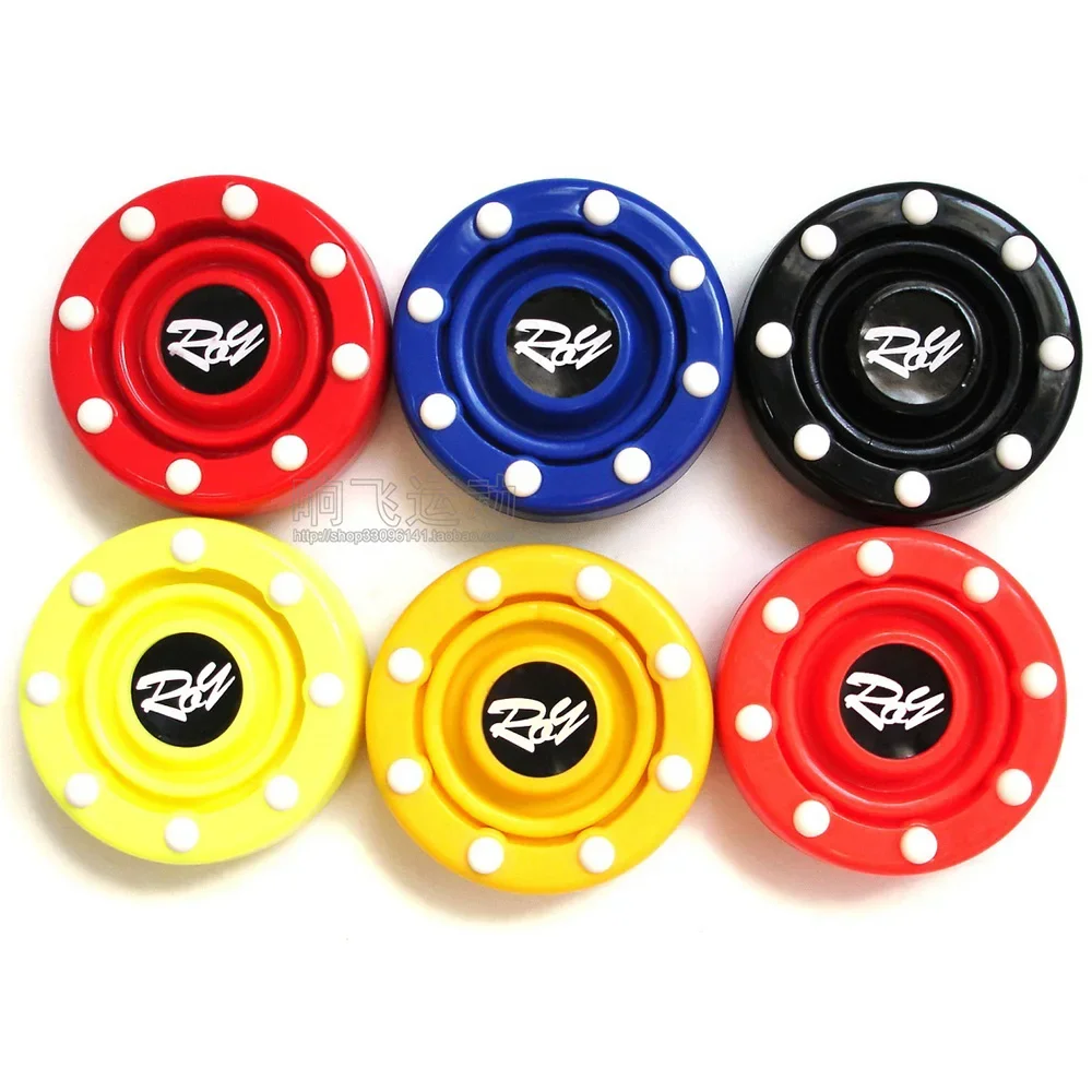 Red Blue Black Yellow Wholesale Hockey Pucks Ice Hockey Puck Indoor Roller Field Winter Ice Sports Equipment Flat Round Balls