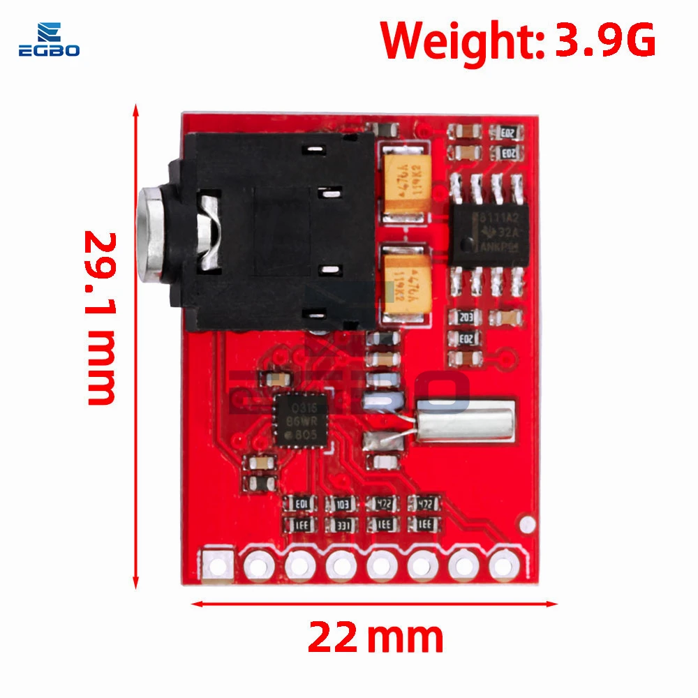 Si4703 RDS FM Radio Tuner Evaluation Breakout Module For Arduino AVR PIC ARM Radio Data Service Filtering Carrier Module