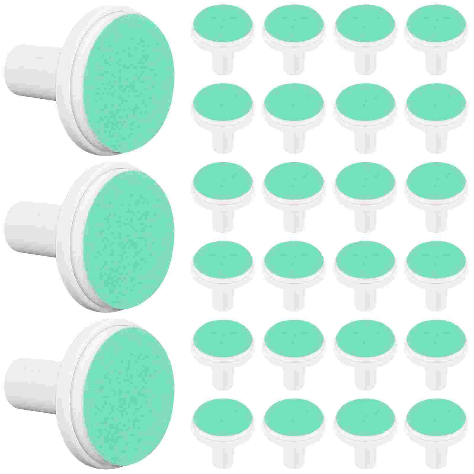 Tête de rechange pour polisseuse à ongles électrique, coussinets limes, tondeuse pour bébé, kit de têtes de meulage, sèche-linge, 24 pièces