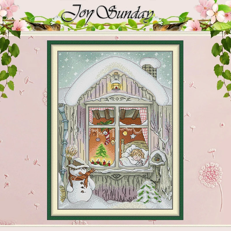 

Набор для вышивания крестиком «Сонное счастье» (с нанесенным рисунком) 11CT 14CT 16CT HD, набор для вышивания DMC, рукоделие