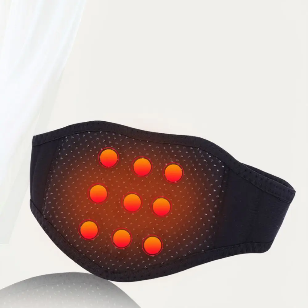 Adjustable Neck Support Brace Magnetic Therapy Wrap Self Heating Thermal Protector Breathable Cervical Care Band For Men Women