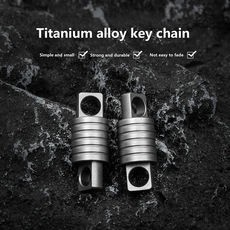 Swivel Key Holder Quick Release Key Keychain Connector Mini Titanium Keychain