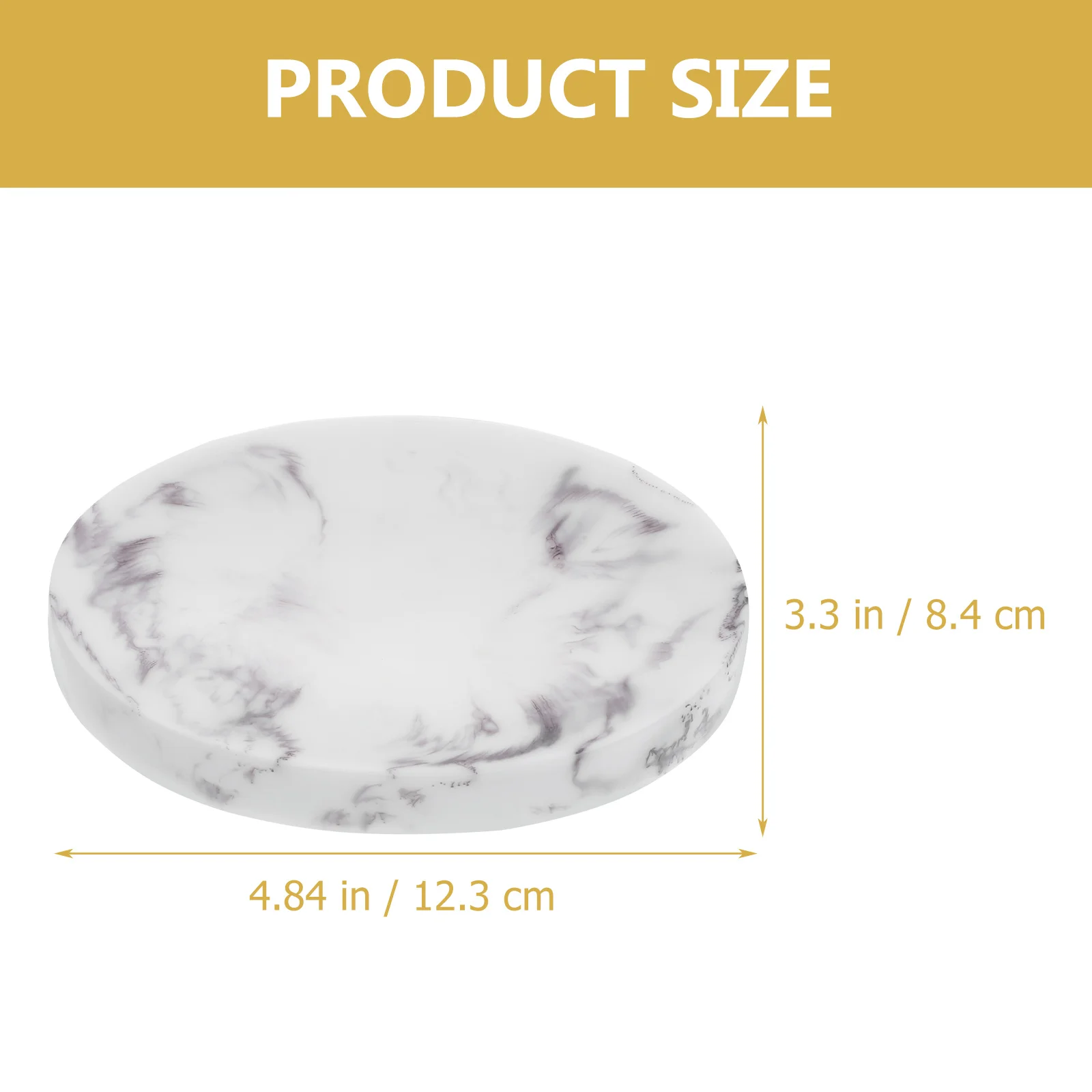 

Holder Marble Design Resin Soap Storage Box Kitchen Soap Case Moisture Proof Compact Lightweight Decorative Drainage Design
