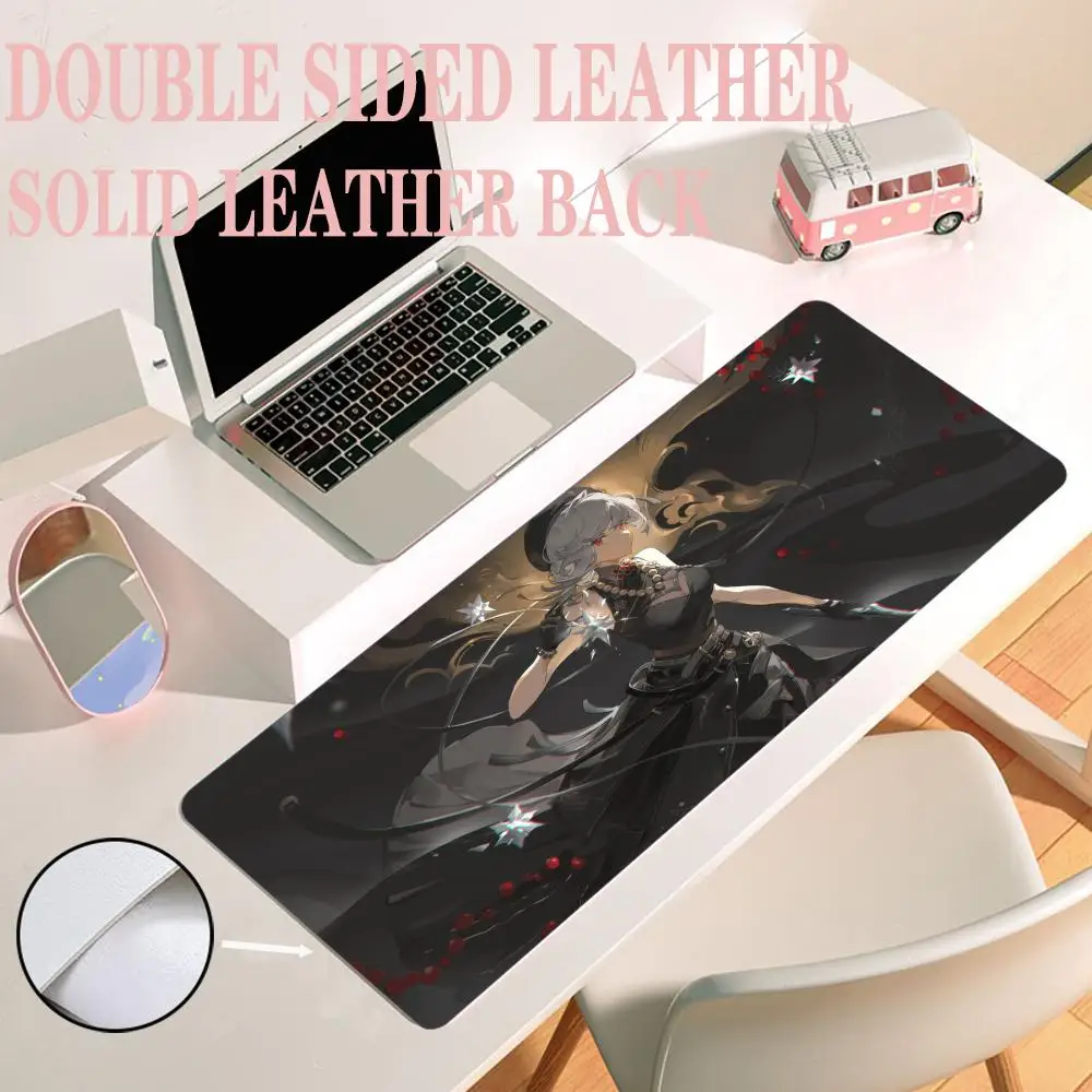 

Wuthering Waves Hot desk mat Mouse Pad Leather PU waterproof Mouse pad large desk tidy table mat