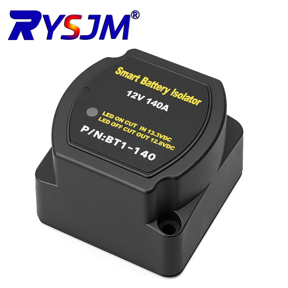 Dual Battery Smart Isolator 12V 140A Voltage Sensitive Split Charge Relay VSR Car Accessories Relay VSR ​for Camper