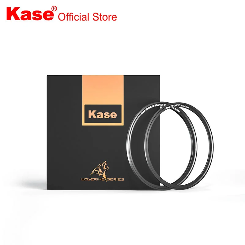 Kase Wolverine Magnetic Adapter Ring with Camera Lens Cap / Storage bag ( Convert Thread Filter to Magnetic Filter )