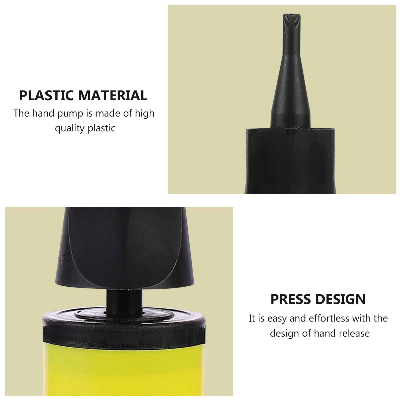 

3 Pcs Inflator Hand Held Air Pump Handle Basketball Balloon Handheld Small Manual