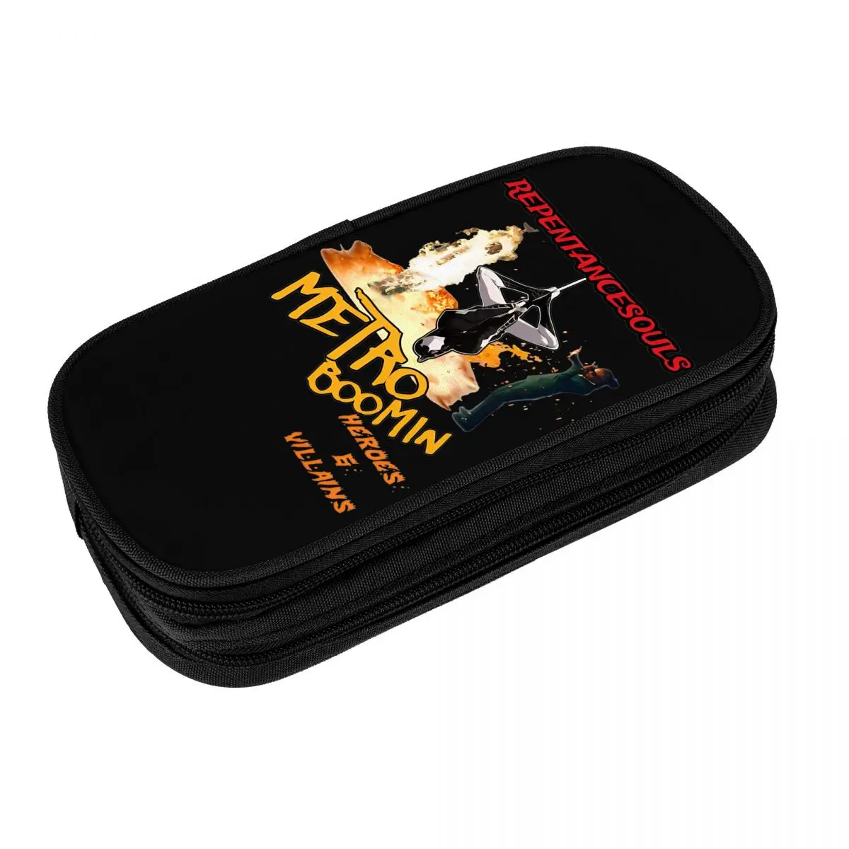 Metro Boomin Heroes& Villains Pencil Case School Pencil Cases Double Layer Kids Cute University Pencil Box Stationery Organizer