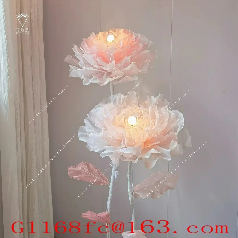 DIY Electric Flower Opener Set, Artificial Flower Automatic Flowering Motor Luminous Flowering Device Wedding Decoration