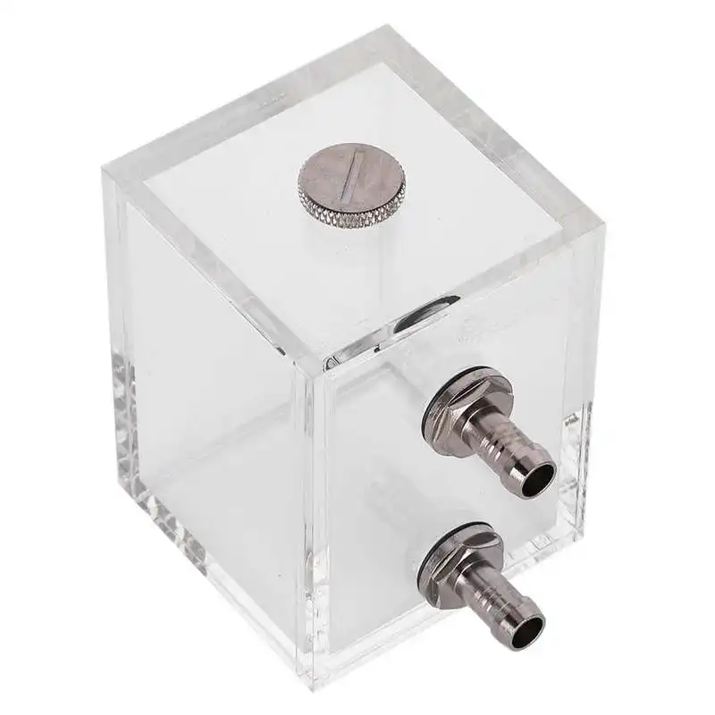 تبريد مياه أكريليك شفاف ، خزان تبريد مياه بالكمبيوتر ، ملحقات نظام تبريد سائل ، خزان كمبيوتر