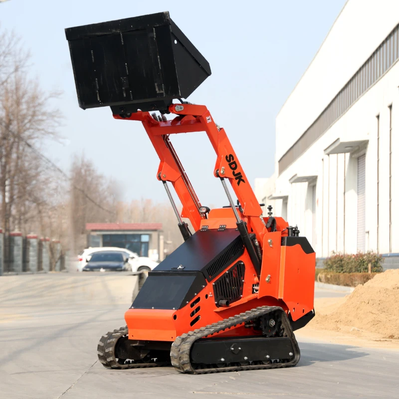 Customized High Quality Earthmoving Machinery Small Skid Steer Loader with 850KG Loading Capacity