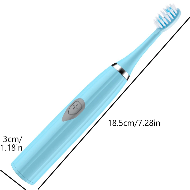 1 Pcs Electric Toothbrush High Frequency Cleaning Toothbrush Waterproof USB Charging Battery Endurance Electric Toothbrush