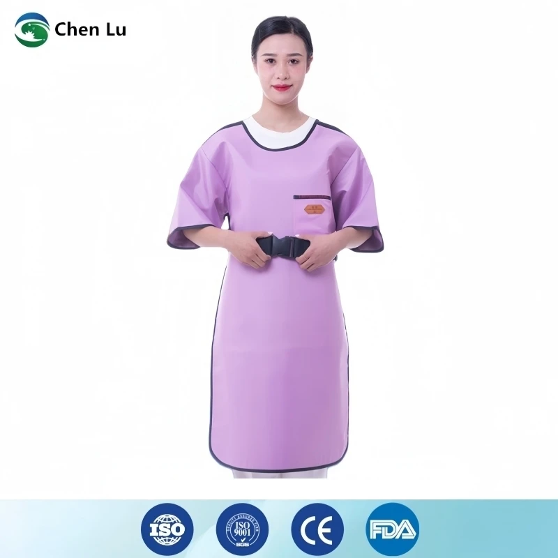 X-ray protective 0.35/0.5mmpb super soft long sleeved lead coat hospital/laboratory nuclear radiation protection lead clothes