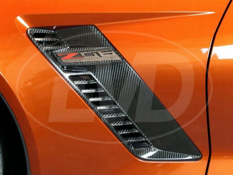 For Chevrolet Corvette C7 Z06 2015-2017 Carbon Fiber Front Fender Vent