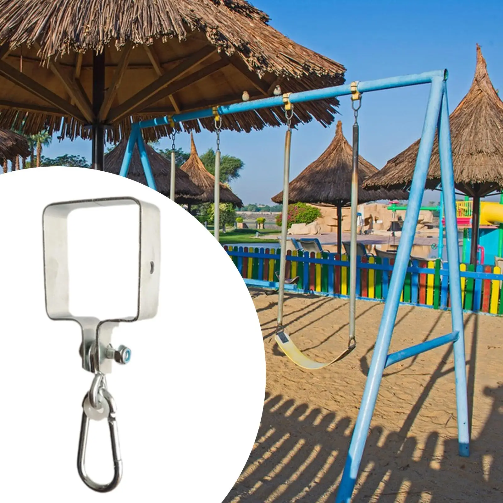 

Hanging Chair Hangers Square Accessories Brackets for Outdoor Lawn Gadern