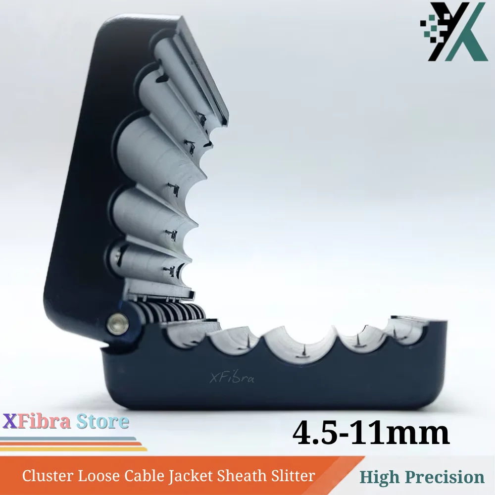 Longitudinal Beam Tube Stripper 4.5-11Mm Cluster Loose Cable Jacket Sheath Slitter Fiber Optic Tool