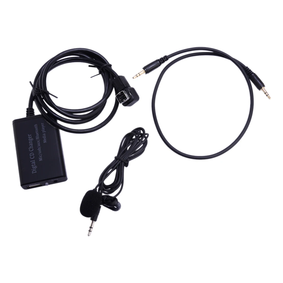 Bluetooth Music AUX Adapter Cable with Microphone Fit for Subaru Mcintosh Buick Excelle Chevrolet Epica Mazda 323 Clarion Suzuki