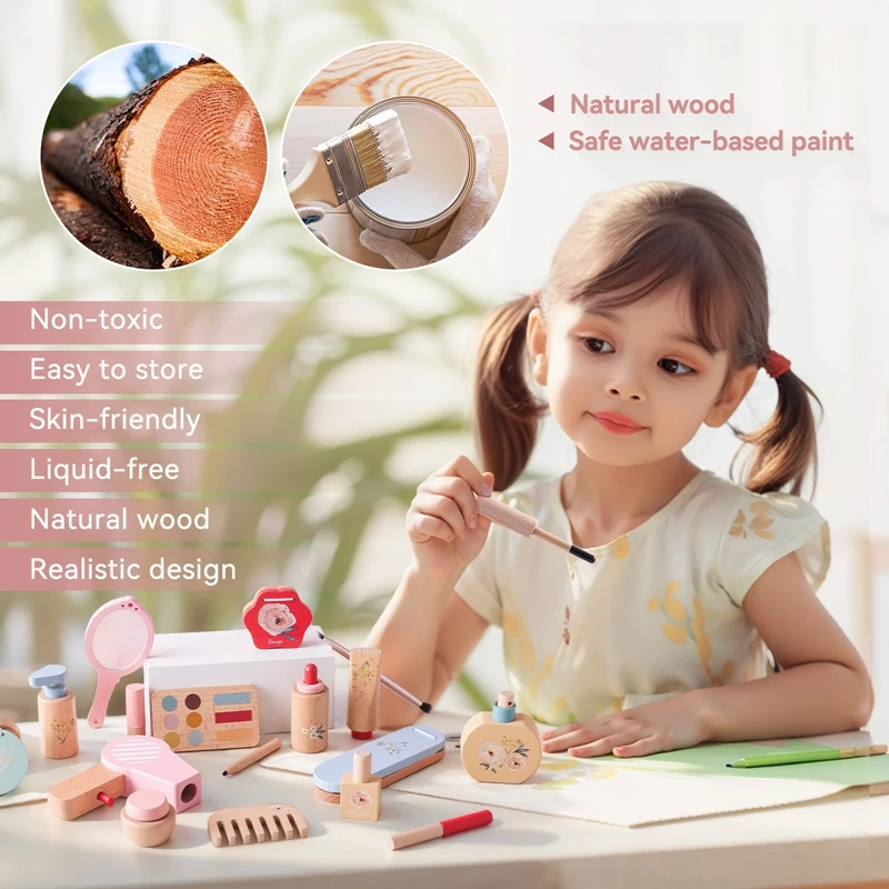 Simulação Cosméticos Set Kids Play House Toys Simulação Make up Lipstick Nail Paint Brinquedos educativos Pretend Makeup Girls Game