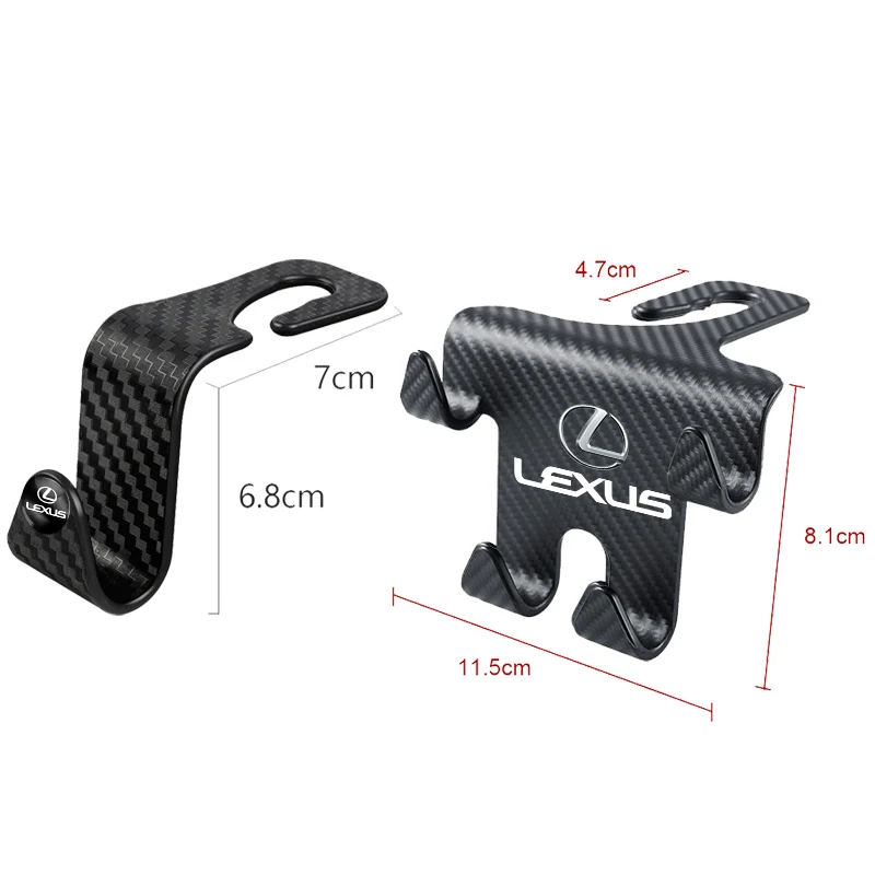 خطاف مقعد السيارة خطافات مزدوجة كبيرة الحاملة لكزس RX300 IS200 IS250 ES350 Ct200h UX250h NX300h RX350 ES300h RX400h NX IS300h #6