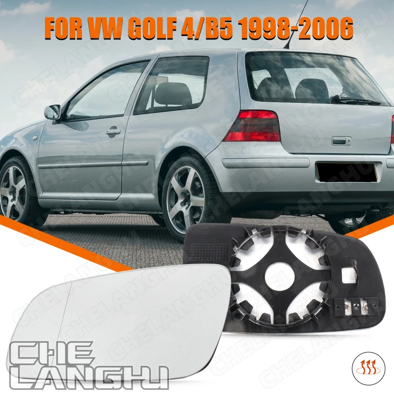 

Left Side For VW Golf 4 MK4 1998 1999 2000 2001 2002 2003 2004 2005 2006 Car-styling New Door Rear Mirror Glass Heated
